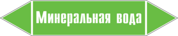 Маркировка трубопровода "минеральная вода" (пленка, 716х148 мм) - Маркировка трубопроводов - Маркировки трубопроводов "ВОДА" - Магазин охраны труда ohranatruda-shop.ru